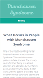 Mobile Screenshot of munchausensyndrome.net