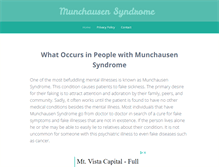Tablet Screenshot of munchausensyndrome.net